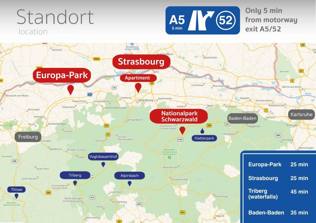 Flat Strasbourg - Europapark / Wallaston Offenburg Kültér fotó